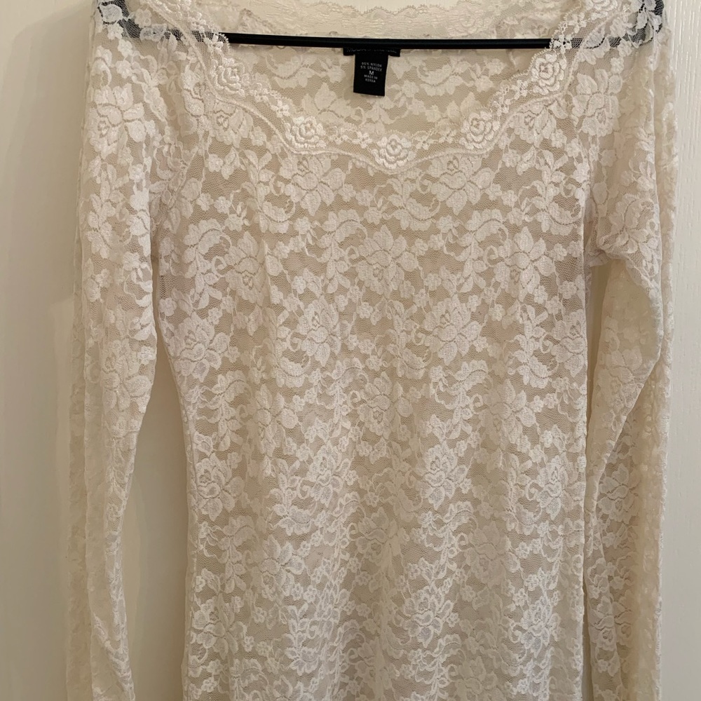 White Lace Top